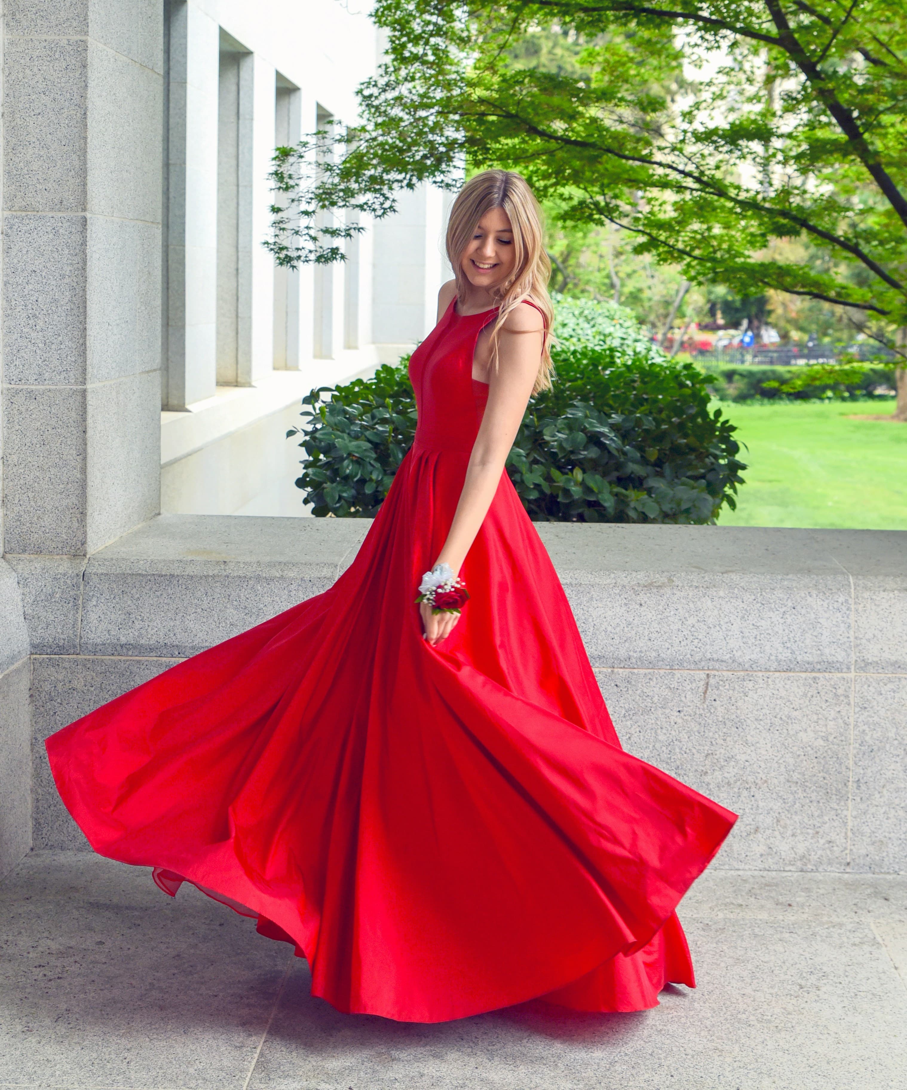 Vestido Rubi Imperial — Lunna Atelier