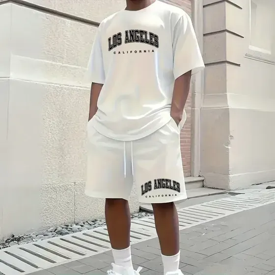 Conjunto Los Angeles Cream — West Coast Label